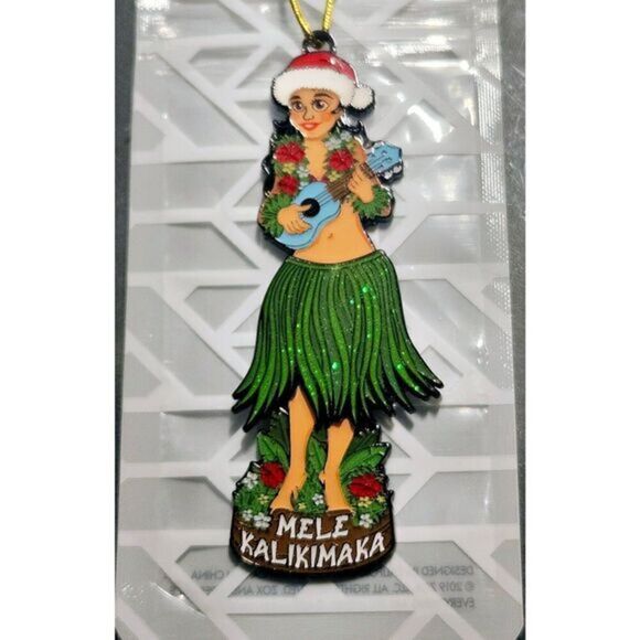 ZOX "MELE KALIKIMAKA" #773 OF 1000 made New Glitter ADVENT ORNAMENT 2022 - Picture 3 of 7